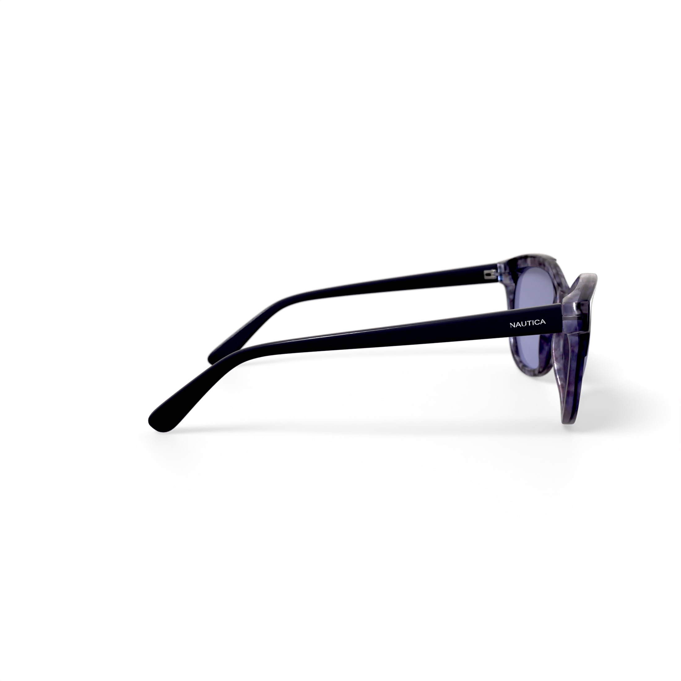 Nautica Women's Rx'able Fashion Sunglasses, NLS6003, Black, 55-17-140, with Case