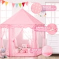 thumbnail image 4 of Hommoo Canddidliike Clearance Tents for Kid, Portable Kids Children Play Tent, Outdoor Indoor Princess Castle Play Tent,Pink, 4 of 11