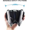 thumbnail image 3 of Motorcycle Goggles, Anti-scratch Dustproof Bendable Uv400 Eyewear Padded Soft Thick Foam,adjustable Strap Cycling Motocross, 3 of 5