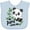 AE-Light Blue, variant on Inktastic My Papa Loves Me- Cute Panda Boys or Girls Baby Bib