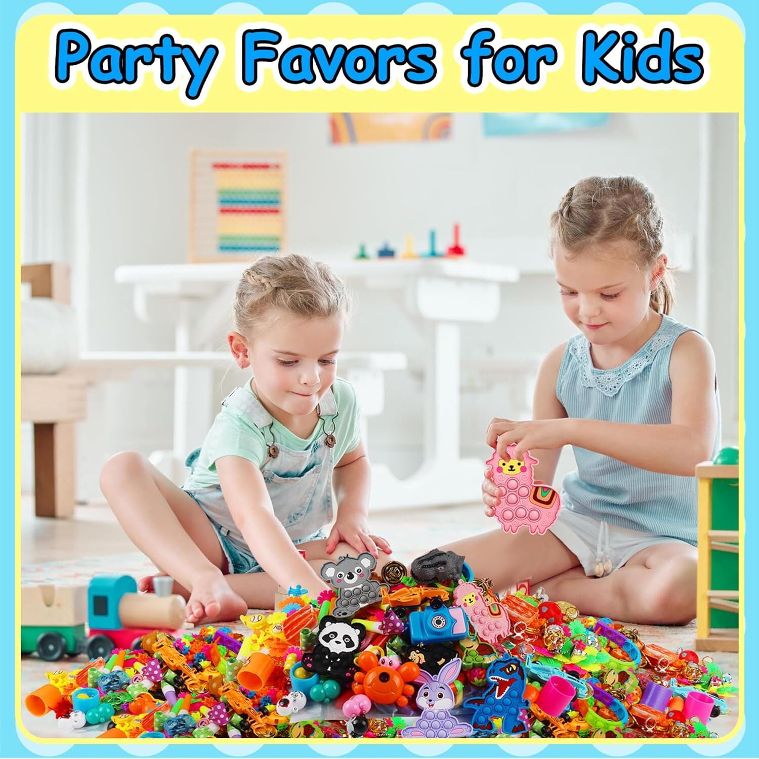 Beautysureup 650 Pcs Party Favors for Kids, Prize Treasure Box Toys for Classroom, Fidget Toys Bulk, Goodie Bag Stuffers, Carnival Prizes, Pinata Filler Stocking Stuffers for Birthday Gifts