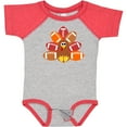 thumbnail image 3 of Inktastic Thanksgiving Cute Football Turkey Boys or Girls Baby Bodysuit, 3 of 5