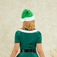 thumbnail image 4 of Adult Kids Short Plush Christmas Hat Thicken Assorted Colors Santa Claus Cap for Christmas New Year Party Holiday Gifts, 4 of 8