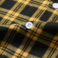 thumbnail image 7 of Kovlvoll Men's Hoodies Long Sleeve Plaid Button down Shirts Fall Loose Casual Lightweight Jackets Tops, 7 of 7