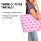 thumbnail image 2 of Easygdp Pink bows Bolsas Tote para Mujer, Bolsos de Hombro para Viaje, Bolsos de Mano de Gran Capacidad para Compras y Trabajo, 2 of 8