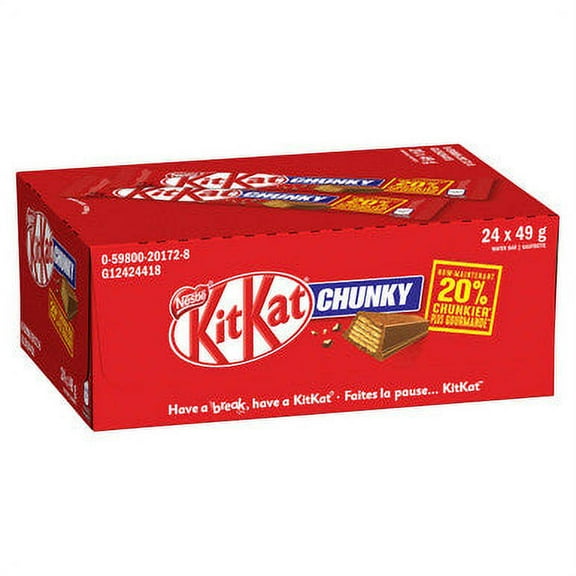 Nestle Kit Kat Chunky Bar, Chocolate 51g/1.8oz - 24pk