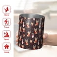 thumbnail image 5 of 12oz Coffee Tumblers Dark Christmas Animal Pattern Stainless Steel Vacuum Insulated Travel Tumbler Coffee Cups Mug with Lid and Straw with Cleaning Brush for Cold & Hot Drinks, 5 of 5