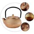 thumbnail image 2 of Decorative Small Tea Kettle Cast Iron Teapot Tabletop Ornament Adornment, 2 of 3