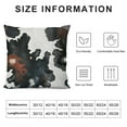 thumbnail image 5 of Milk Cow Square Cushion Covers Cow Print Pillow Covers Home Decor Black White Reversible Throw Pillow Covers Farmhouse Animal Outdoor Pillows Covers, 5 of 5