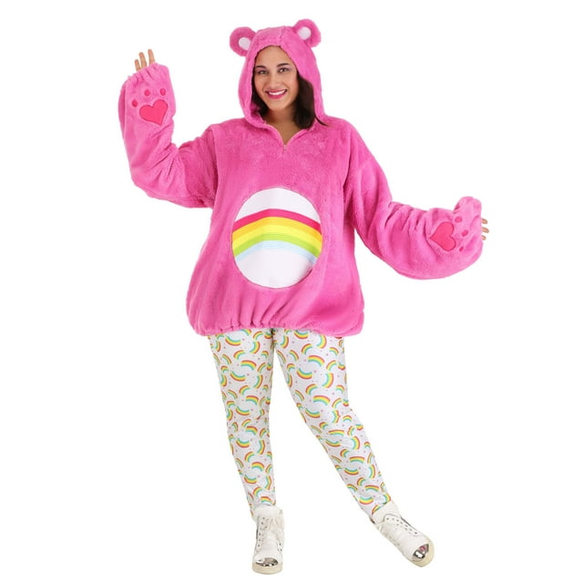 Care Bears Costume à Capuchon de Luxe Cheer Bear Grande Taille