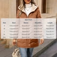 thumbnail image 3 of Womens Sherpa Lined Puffer Jacket Hooded Wave Quilted Full Zip Mid Length Padded with Poecets Warm Fall Winter Casual Outerwear, 3 of 9