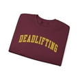 thumbnail image 3 of Deadlift Weightlifting Weights Workout Sweatshirt Gifts Crew Neck Shirt, 3 of 7