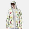 thumbnail image 2 of Daiia Insects UPF 50+ Sun Protection Hoodie Jacket Lightweight Long Sleeve Sun Shirt for Women Men with Pocket Hiking Outdoor-3X-Large, 2 of 7