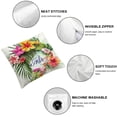 thumbnail image 6 of nygtbtfer Set of 2 Pillow Covers Decorative Cushion Case Palm Leaves Throw Pillow Covers for Couch Sofa Bedroom Outdoor Decoration White, 6 of 7