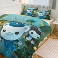 thumbnail image 6 of The Octonauts 3 Pieces Bedding Set 3D Printed Lightweight Bed Quilt Set Comforter Cover Set for Girls Kids Teens, 1 Quilt Cover 2 Pillowcases 79"x90", 6 of 8