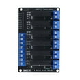 thumbnail image 3 of Módulo De Relé De Estado Sólido Sólido, Equipo Eléctrico De Control De CC Con Disparador De Alto Voltaje De 6 Canales Con Fusible 5V 12V 24V 3-24V, 3 of 7