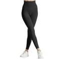 thumbnail image 5 of Celsior Compression Leggings for Women Full Length Buttery Soft Yoga Pants Butt Lift Booty Workout Tights Anti Cellulite Leggings High Waisted 3D Anti Cellulite Leggings for Women Breathable Black XL, 5 of 7