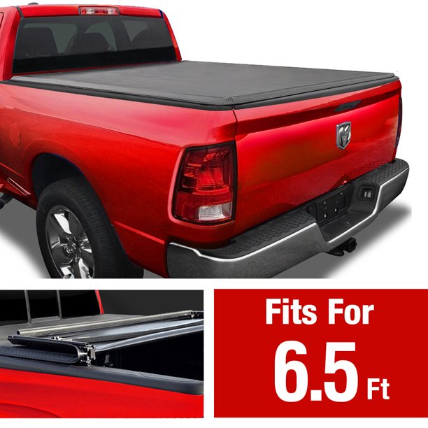 Soft Tri Fold Truck Bed Tonneau Cover For 2002 2019 Dodge Ram 1500 2019 Classic Only 2003 2018 Dodge Ram 2500 Hd 3500 Without Ram Box Fleetside 6 4 Bed Walmart Com Walmart Com