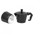 thumbnail image 6 of BIMZUC 150ml 3-Cup Aluminum Stovetop Espresso Maker, Classic Black Coffee Pot for Home & Office, 5.5 in / 14 cm, 6 of 9