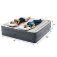 Intex 64953E Deluxe Dual Zone 22" King Air Mattress with Built In Air