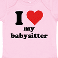 thumbnail image 4 of Inktastic I Heart My Babysitter Boys or Girls Baby Bodysuit, 4 of 5