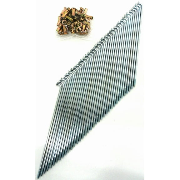 CRU Products Rear Wheel 14 inch Spoke Set 2000-09 for Yamaha TTR125E TTR 125E