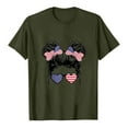 thumbnail image 4 of XZNGL Chemisiers à Manches Courtes pour Femmes T-Shirt Imprimé de la Fête de l'Indépendance pour Femmes Ample Décontracté Col Rond Manches Courtes Hauts pour Femmes Chemisier T-Shirts d'Été pour Femmes Hauts à Manches Courtes pour Femmes, 4 of 8