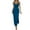 Blue, variant on hotojiny Wedding Guest Dresses for Women Satin Silk Ruched Bodycon Maxi Dresses V Neck Spaghetti Strap Slit Party Cocktail Dresses