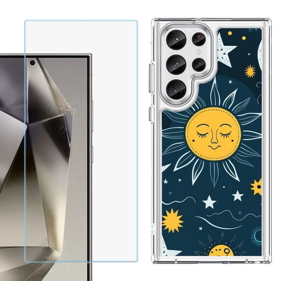 Phone Case for Samsung Galaxy S26 Ultra, with Screen Protector, by OneToughShield - Sun N Star
