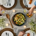 thumbnail image 3 of All-Clad HA1 Hard Anodized Nonstick Cookware, Sauteuse with Acacia Wood Trivet & Spoon and Glass Lid, 4 quart, 3 of 9