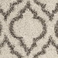 thumbnail image 6 of SAFAVIEH Hudson Louise Geometric Shag Area Rug, Ivory/Grey, 9' x 12', 6 of 7