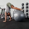 thumbnail image 4 of Power Systems 80072 65 Centimeter ProElite Inflatable Stability Ball, Black, 4 of 6