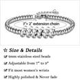 thumbnail image 4 of 30th 40th 50th 60th 70th 80th Birthday Gifts for Women, Birthday Bracelet Jewelry for Mom Grandma Aunt Friends, 4 of 7