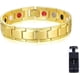 thumbnail image 1 of Pulsera magnética de acero inoxidable con función de salud y yoga., 1 of 3