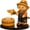 Style-C, variant on HaCpiu Halloween Mummy Campfire Tealight Holder, Cute Spooky Halloween Gathering Figurine, Small Resin Tabletop Candle Stand Decor Ornament