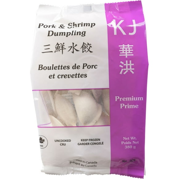 KJ Shrimp & Pork Dumpling, Net Wt.: 380 g