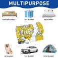 thumbnail image 6 of Kainsy Volleyball Gift Blankets, Volleyball Blankets for Boys Girls, Volleyball Team Player Volleyball Gift for Girls Boys Women Men, Warm Ultra-soft Volleyball Throw Blankets for Bed Couch(60"x80"), 6 of 7