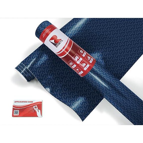 ORACAL Car Film Vinyl 975 Adhesive Wrap Honeycomb Deep Blue 192-H - 3ft x 5ft