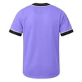 thumbnail image 5 of WPPGONE Kids Boys Athletic Button Down Shirt V Neck Short Sleeve Active Top Classic Baseball Style Mesh Fabric Breathable Sportswear Team Practice Playwear Casual Jersey Apparel, 5 of 6