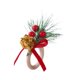 thumbnail image 4 of Servilletas navideñas hechas a mano para decorar la mesa con broche rojo en forma de cono. Caja de regalo, 4 of 9