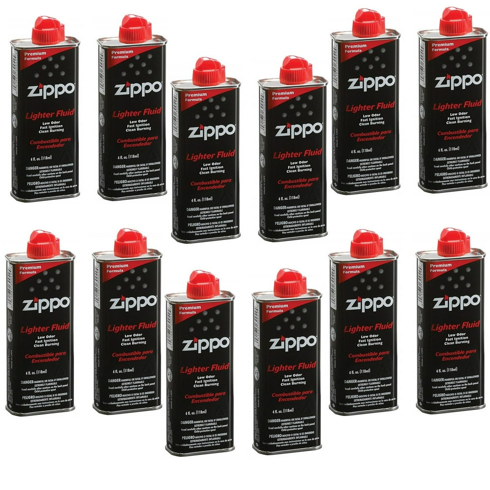 Zippo Lighter Fuel Fluid 4 oz (118ml) 12 pack