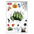 thumbnail image 2 of sruoe Halloween Wall Decals, Halloween Wall Sticker Set Window Decorations, Horror Decoration Border Wall Decal for Living Room, Bedroom, Party Decor, Scene Layout Electrostatic Stickers, 2 of 7