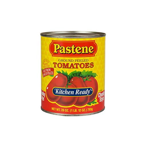 Pastene Kitchen Ready Chunky Ground Peeled Tomatoes, 28 Ounce (Pack Of