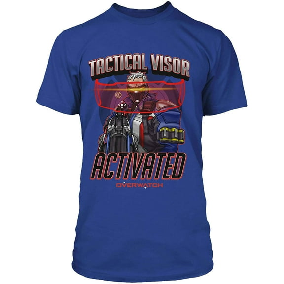 Overwatch Tactical Visor (Soldier: 76) Gamer Adult T-Shirt