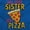 Royal, variant on Will Trade Sister for Pizza Joke Men's Graphic T Shirt Tees Brisco Brands L