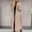 Beige, variant on Mnyycxen Women's Wool Blend Trench Coats Lapel Long Sleeve Long Warm Pea Coats Casual Open Front Belted Overcoat