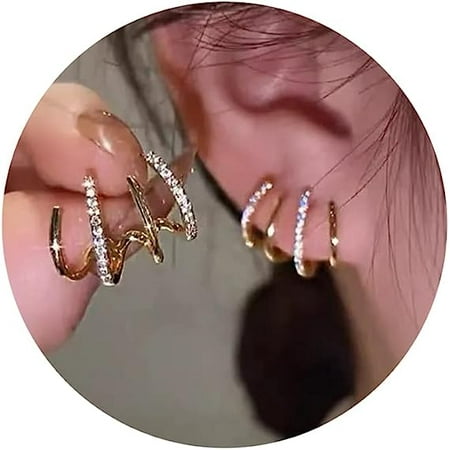 Claw Earrings for Women 14k Gold Plated Claw Earrings Cuff