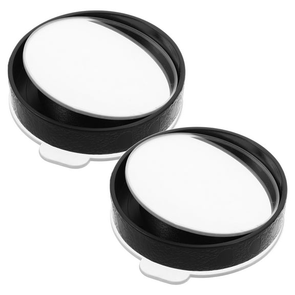 WEAVILUX Weavilux Blind Spot Mirror 1 Pair Black ABS Adjustable Wide Angle for Cars SUVs