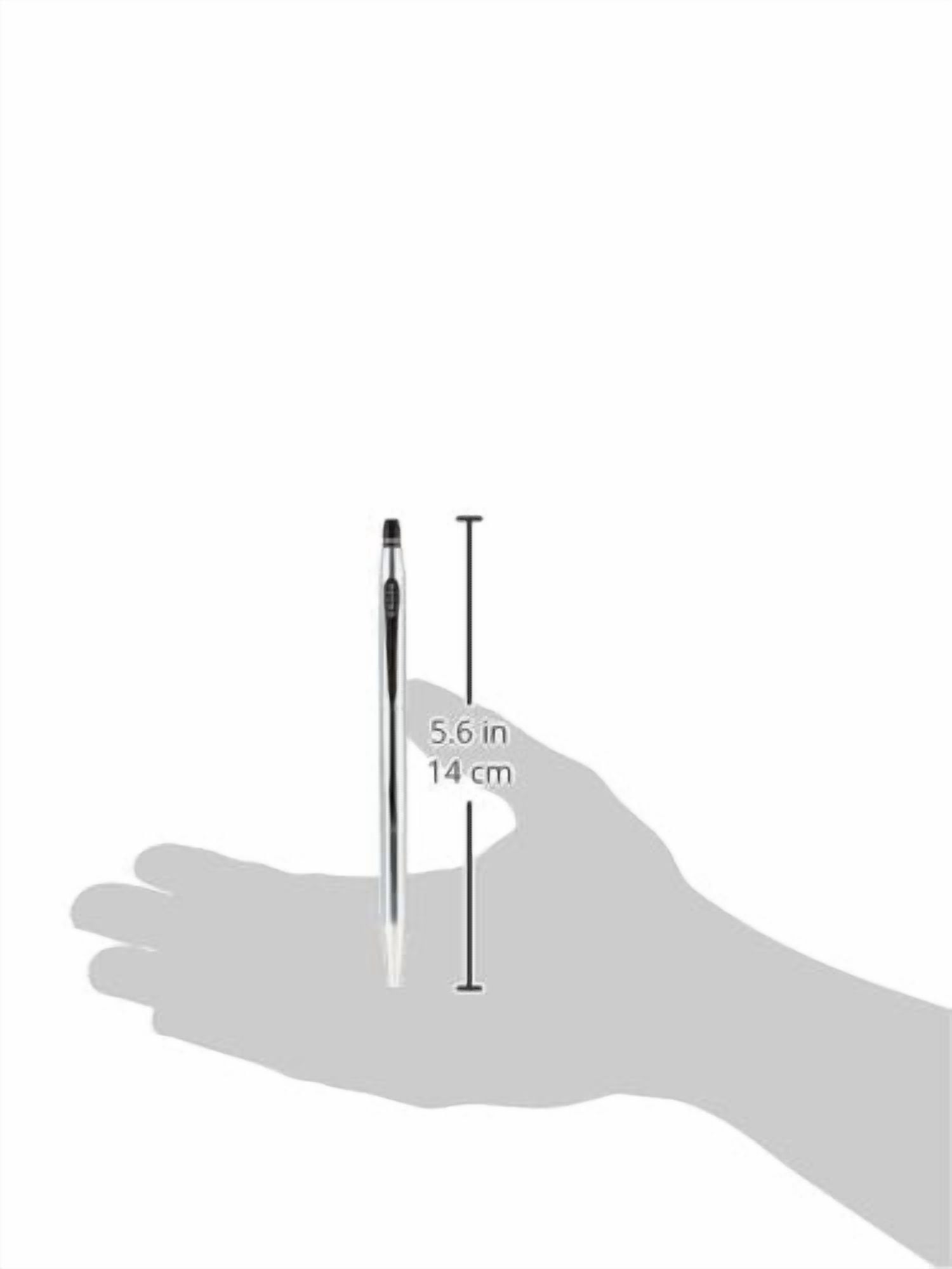 Cross Click™ Polished Chrome with black appointments Rollerball Pen