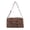 Brown-Silver, variant on Sunyuer Vintage Brown Metallic Studded Handbag - Hollow Pillow Bag for Women, Shoulder Bag